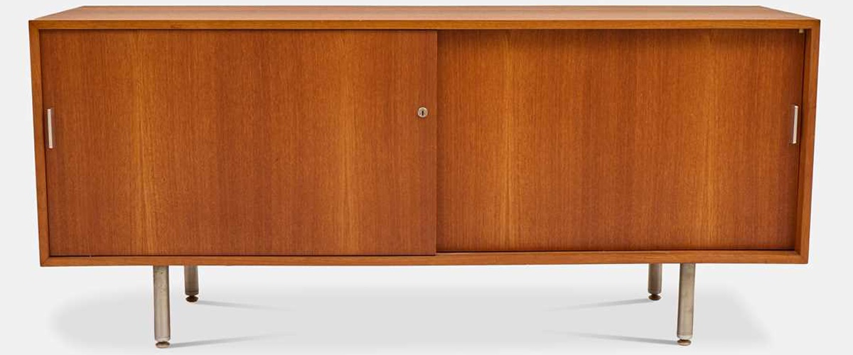 Florence Knoll, a walnut credenza (£300-500) – to be sold in our 27 October Design sale.